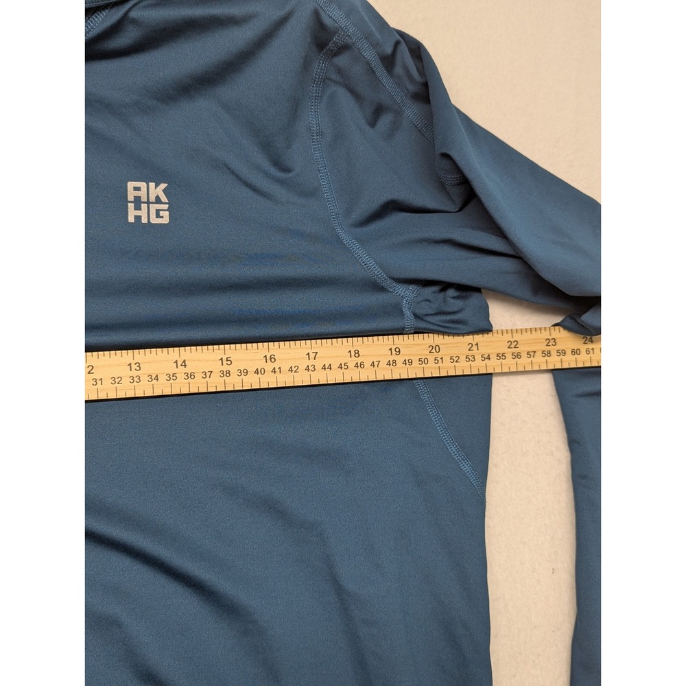 Alaskan Hardgear Duluth Trading Co Mens Teal Blue Performance Hoodie Large L - Picture 5 of 7